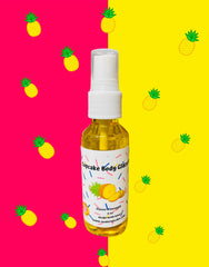 Cupcake Pineapple Body Oil Glaze Spray bottle