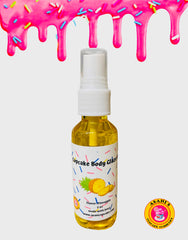 Cupcake Pineapple Body Oil Glaze Spray bottle