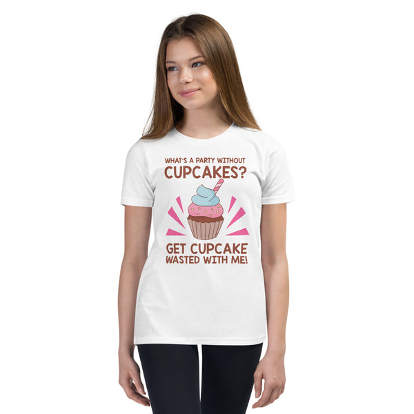 Youth Short Sleeve Cupcake Wasted T-Shirt